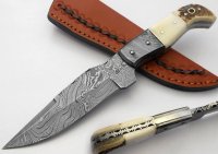Damascus Hunting Knife