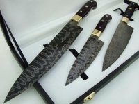 Damascus Chef Knife set